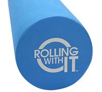 Rolling With It foam roller - miglior azienda ad alta densità ecologico in schiuma eva rulli per la terapia fisica, grande back roller per terapia del muscolo, mobilità e flessibilità