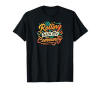 Rolling with My Community Group Unity Design Maglietta