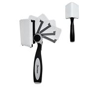 ROLLINGDOG 6,3 cm Paint Edger - tampone per pittura ad angolo con manico regolabile in 5 posizioni, per pittura e rifilatura dei bordi