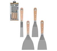 Rollingdog Doberman Elite-Performance - Coltello per nastratura da 8” con lama in acciaio inossidabile, manico in legno di faggio inciso al laser, per levigare e sfumare il composto sulle pareti