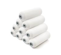 Rollingdog, mini coperture per mini rulli in schiuma ad alta densità da 4”100 mm, ideali con rivestimenti lucidi su superfici lisce, 10 pezzi