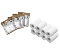 ROLLINGDOG Mini rulli in schiuma da 5,1 cm, design concavo, ricariche per rullo in schiuma ad alta densità, 8 pezzi, per una pittura liscia e uniforme