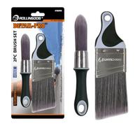 ROLLINGDOG Pennello da taglio - pennello da 5,1 cm e pennello rotondo affilato per dipingere dettagli su pareti, soffitti, angoli