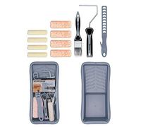 ROLLINGDOG - Set di 12 mini rulli e vassoi da 10,2 cm, Ottimo per levigare i lavori di stuccatura delle piastrelle del pavimento