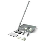 ROLLINGDOG Set di 9 tamponi per vernice con asta allungabile, 17.8 cm, con cuscinetto regolabile, per dettagli e ricarica, senza spruzzi, superficie liscia