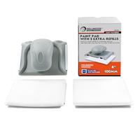 ROLLINGDOG Set di tamponi per pittura - 10,2 cm con 2 ricariche di tamponi di vernice per pareti lisce soffitti finestre taglio