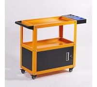 RollingToolCartwithWheelsMultirposeAutoDetailing&RepairnizerMetalUtilityStorageperGarageCarWash&WaxMechanicToolChest