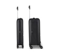 Rollink Flex Light - Bagaglio a mano pieghevole salvaspazio con 4 ruote (Carry-On), Nero , Carry-On, Valigetta rigida