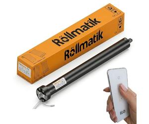 Rollmatik | Motore Tubolare per Tapparelle e Tende da Sole, con Telecomando, Portata 20-40-100-240 Kg, Finecorsa Meccanico o Elettronico, Alimentazione Elettrica