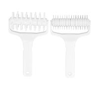 Rollo per pizza Docker Docker Professional Plastic Hole Punzer con manico lungo per crosta per pizza pasticceria pane cottura cucine strumenti da cucina set di 2