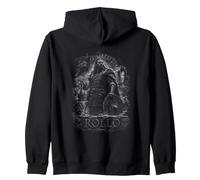 Rollo Viking Warrior Norrena Longship Conquista Felpa con Cappuccio