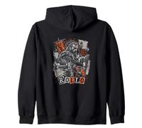 Rollo Viking Warrior Northmen Battle Legend Felpa con Cappuccio