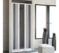 ROLLPLAST PINTO Porta da doccia in plastica PVC, 1200 mm Vergine con foro centrale