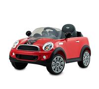 ROLLPLAY Auto elettrica PREMIUM con telecomando e retromarcia, Per bambini da 3 anni, Fino a max. 35 kg, Batteria da 6 Volt, Fino a 4 km/h, MINI Cooper S Roadster, Rosso