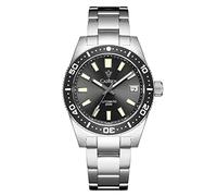 RollsTimi CADISEN 2024 Orologio da uomo 20 Bar Diver's Watch Orologio da uomo automatico NH35A Orologio meccanico 38mm Sapphire C3 Orologio luminoso C8207 (Nero)