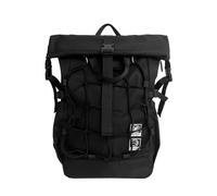 Rolltop, zaino 30-35L, zaino per ciclismo, impermeabile, multifunzione, 32 x 16 x 68 cm, nero, con organizer a rete, per ciclismo, attività all'aperto, trekking, basket, zaino da uomo e donna