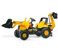 Trattore A Pedali Per Bambini Jcb Con Ruspa Ed Escavatore