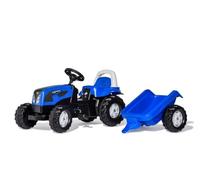Rolly Toys- Trattore a Pedali Kid Landini Power Farm 100 con Rimorchio, 011841