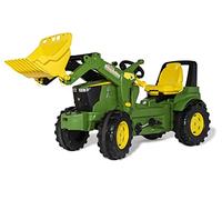 ROLLY TOYS-Pedalieri Trattore a Pedale con Caricatore Rollytrac a Partire dai 3 Anni, Colore Verde, 730032, 4308468