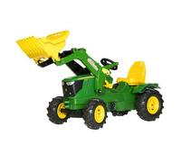 Rolly Toys 611102 John Deere 6210R Tractor With Frontloader And Pneumatic Tyres