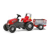 Rolly Toys 800261 - Veicolo a Pedali Junior RT, con Rimorchio Farmtrac