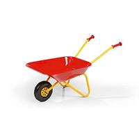 Rolly Toys - Carriola in metallo, colore: Rosso