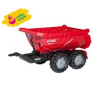 Rolly Toys - Grande Krampe Mezza Tubo Ribaltamento Trailer - Doppio Asse