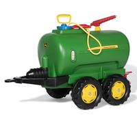 Rolly Toys John Deere rollyTanker trailer (Accessorio per veicoli a pedali, per bambini da 3 a 10 anni, serbatoio d'acqua del trattore con pompa + pistola, capacità 30 litri) 122752