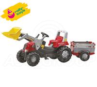 Rolly Toys - Junior Rosso Pedale Trattore, Anteriore Caricatore, E Stecca Design