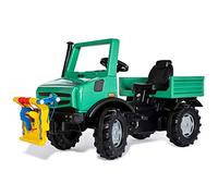 Rolly Toys- Mercedes-Benz Auto RollyUnimog Forst Edition 2020 (unimog, Veicolo a Pedale), incl. RollyPowerwinch, Sedile Regolabile, Pneumatici silenziosi, Singolo, Colore Verde Menta, Grande, 038244
