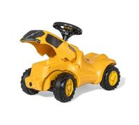 Rolly Toys Mini Trac RollyMinitrac Volvo con rimorchio (per Bambini da 1,5 a 4 Anni, Pneumatici silenziosi, Girello per Girare, Colore Giallo) 132560, 13/256/0