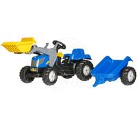 Rolly Toys New Holland T 7040 Trattore Pedalò con Rimorchio 2 1/2+