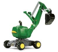 Rolly Toys rollyDigger Scavatrice John Deere in plastica (per bambini di 3-5 anni, ruotabile a 360°, con blocco automatico) 421022