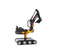 Rolly Toys RollyToys RollyDigger XL Volvo 513222-Sgabello, giocattolo per bambini, 3-8 anni, Nero, Colore giallo, 513222