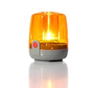 Rolly Toys rollyFlashlight (luce lampeggiante arancione, luce lampeggiante con staffa di montaggio, per veicoli per bambini, a batteria) 409556