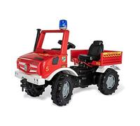 Rolly Toys RollyUnimog 038220 - Pattini per pompieri edizione 2020 (Kinderunimog, veicolo a pedale), con RollyFlashlight, sedile regolabile, pneumatici silenziosi