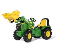 Rolly Toys- rollyX-Trac Premium John Deere 8400R Trattore a Pedale, Colore Verde, L, 651047