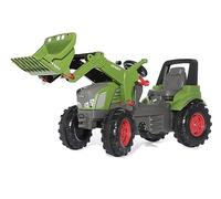 Rolly Toys- Pedalieri RollyFarmtrac Premium Fendt Vario 939-Trattore a Pedale con Caricatore Frontale RollyTrac 710263, Colore Verde/Grigio