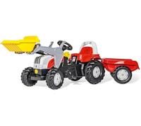 ROLLY TOYS- Steyr Rot tretttraktor luftbereifung kindertraktor 4 Trattori E Rimorchi, Large, 4006485023936