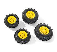 RollyToys Pneumatici per veicoli a pedali (compatibili con i trattori a pedali rollyTrac, accessorio per veicoli per bambini, pneumatici di ricambio) 409860