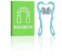 ROLNECK Massaggiatore cervicale con 6 punti di massaggio a sfera, strumento manuale per collo, schiena, spalle, vita e gambe per tessuti profondi