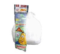 Rolsac - 10130 - Sacchi bio - 42 x 52 cm - 10 L - 17 micron - bianco - Rolsac - conf. 15 pezzi - 89599 - Conf. da 1 Pz. - 10130