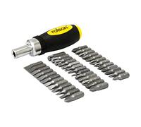 Rolson 28419 - Manico cacciavite con punte, 38 pezzi