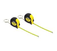 Rolson - Metro a nastro avvolgibile, 1 m, 2 pezzi