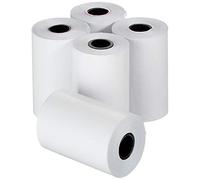 Roltech, THM573812 Rotoli di carta termica per lettori di carte di credito Chip and Pin, dimensioni: 57 mm x 38 mm x 12 m, Bianco, 20 rotoli