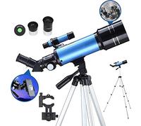 ROLTIN Telescopio per Adulti Astronomia Principianti Telescopi rifrattori da 70 mm con Adattatore telefonico per treppiede Regolabile da 51 Pollici Diagonale per Immagine eretta
