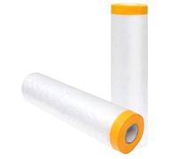 Rolto di film pittura autonomo con nastro adesivo, copertura per polvere plastica mobili, pavimento, muro, mobile e protezione dell'auto durante i progetti ristrutturazione della casa 10 Rolls 2mx20m