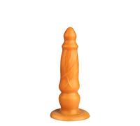 Roluck Classic dildo in silicone liquido con forte ventosa, plug anale flessibile plug pene anale giocattolo del sesso per le donne Coppie Uomini (S)