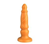Roluck Classic dildo in silicone liquido con forte ventosa, plug anale flessibile plug pene anale giocattolo del sesso per le donne Coppie Uomini (L)