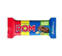 ROM Autentic - Barretta al Cioccolato con Crema ROM, Arachidi e Caramello - Snack Rumeno Originale 36 x 29 g